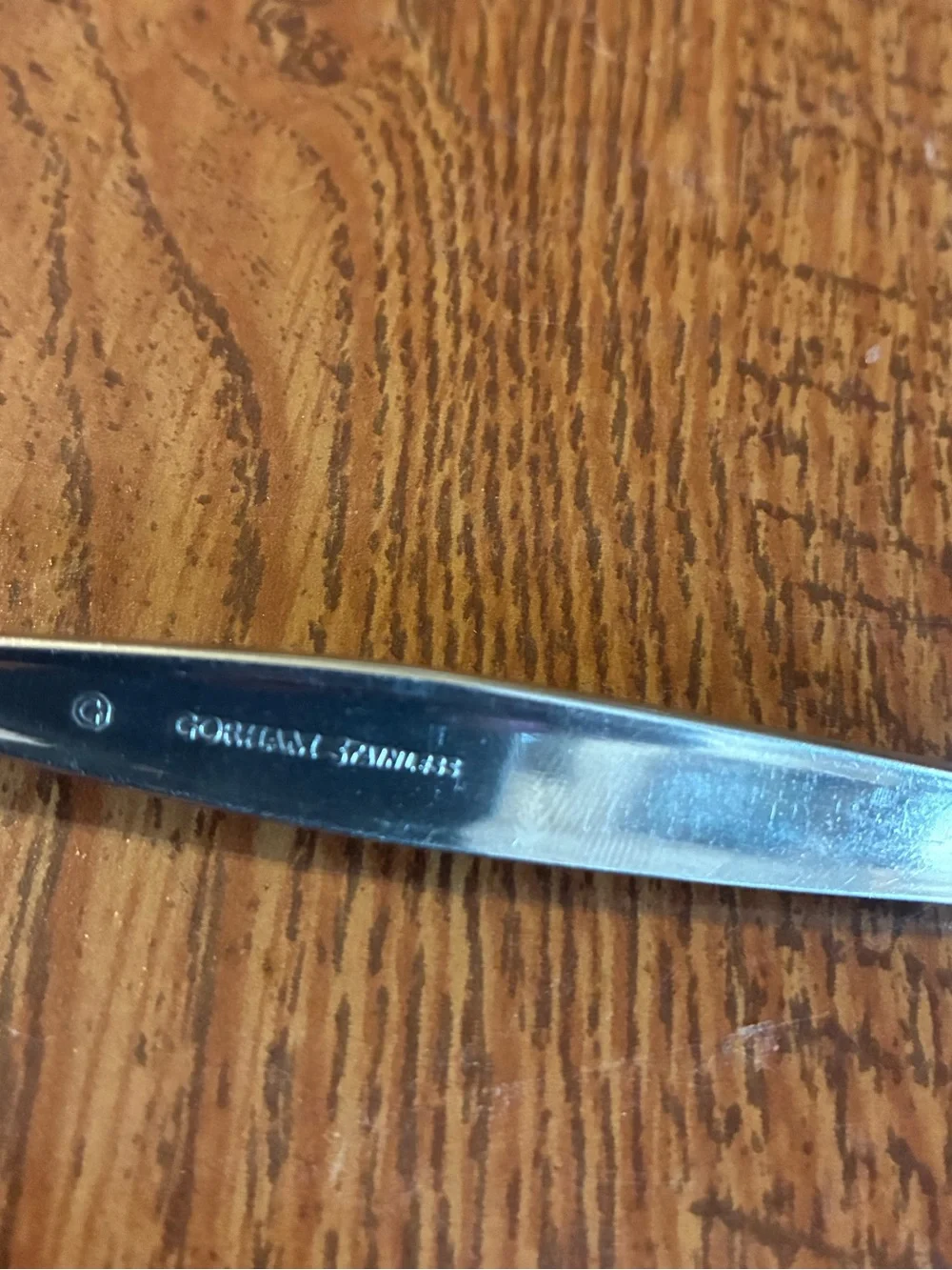 Gorham Fabrique Glossy Stainless Flatware Salad Fork